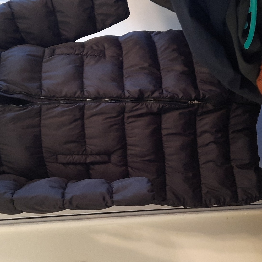 32 Degrees Women's Black Puffer Long Coat - Picture 3 of 3